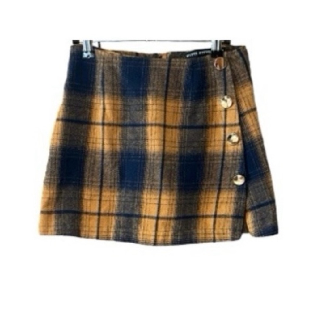 Hyfve Plaid Mini Skirt